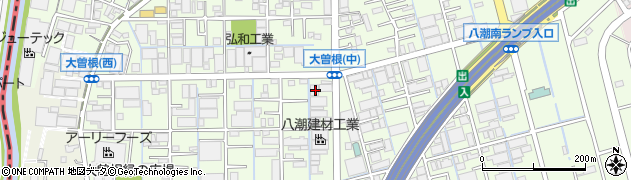 埼玉県八潮市大曽根1406周辺の地図