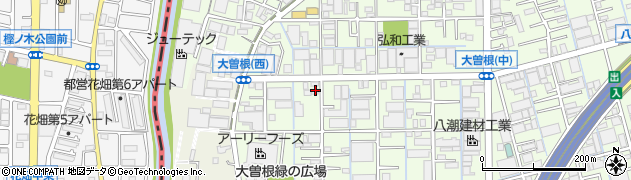 埼玉県八潮市大曽根1325周辺の地図