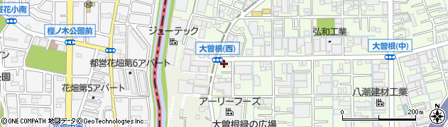 埼玉県八潮市大曽根1296周辺の地図