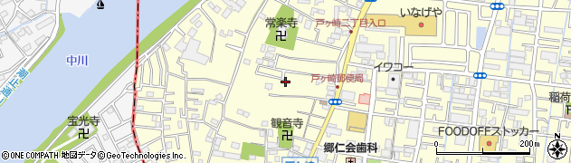 埼玉県三郷市戸ヶ崎2184-3周辺の地図