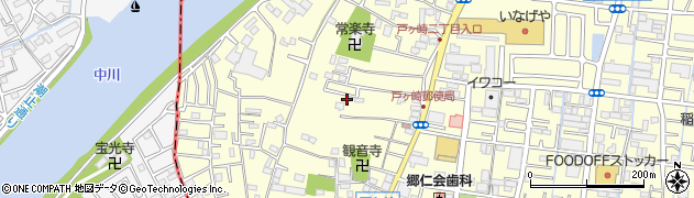 埼玉県三郷市戸ヶ崎2184-9周辺の地図