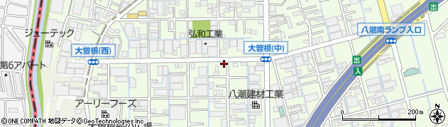 埼玉県八潮市大曽根1375周辺の地図