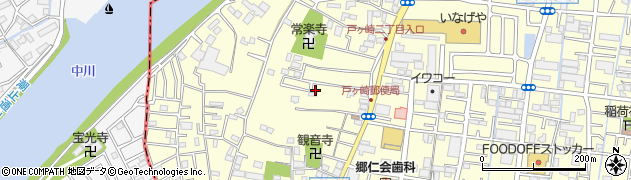埼玉県三郷市戸ヶ崎2184-17周辺の地図