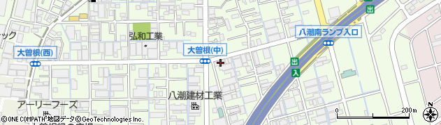 埼玉県八潮市大曽根1448周辺の地図