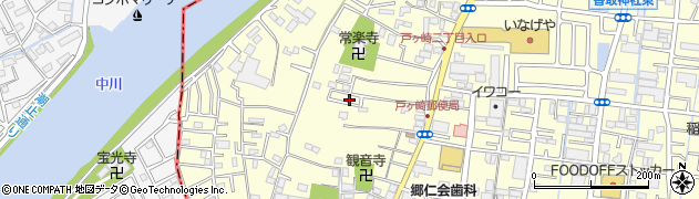 埼玉県三郷市戸ヶ崎2184-5周辺の地図