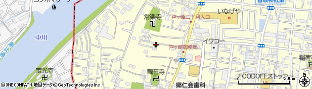 埼玉県三郷市戸ヶ崎2184-13周辺の地図