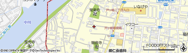 埼玉県三郷市戸ヶ崎2184周辺の地図