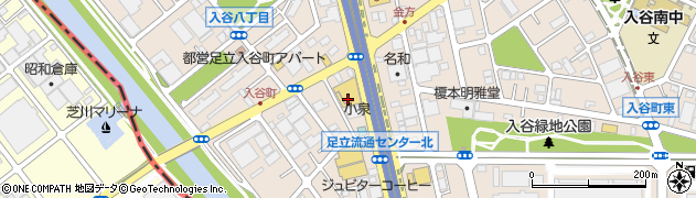 東京都足立区入谷7丁目9周辺の地図