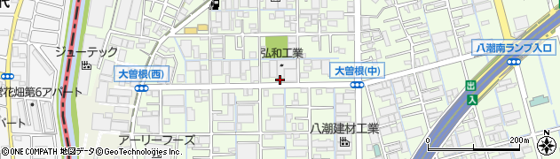 埼玉県八潮市大曽根1233周辺の地図