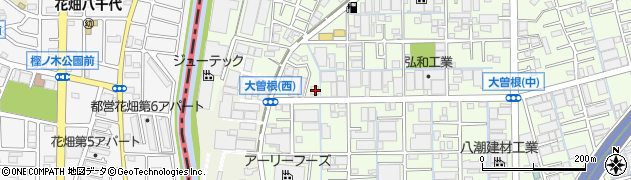 埼玉県八潮市大曽根1279周辺の地図