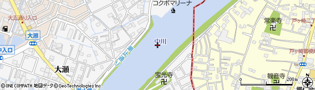 中川周辺の地図