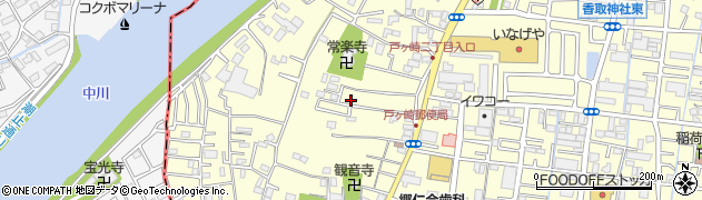 埼玉県三郷市戸ヶ崎2184-21周辺の地図