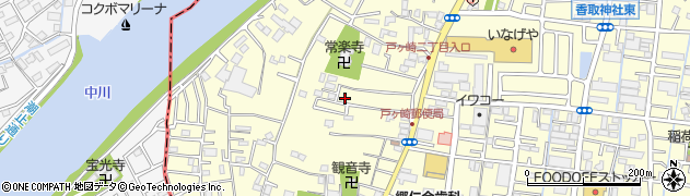 埼玉県三郷市戸ヶ崎2184-22周辺の地図