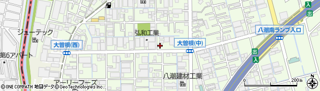 埼玉県八潮市大曽根894周辺の地図