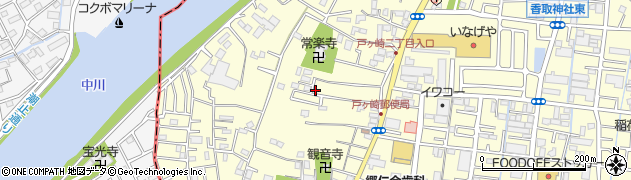 埼玉県三郷市戸ヶ崎2184-2周辺の地図