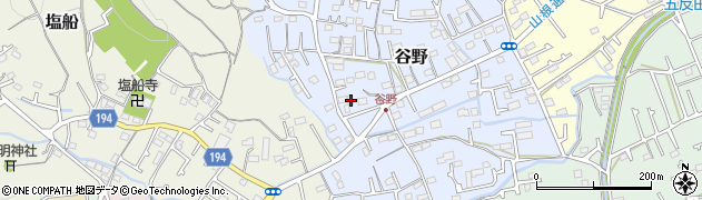 東京都青梅市谷野99周辺の地図
