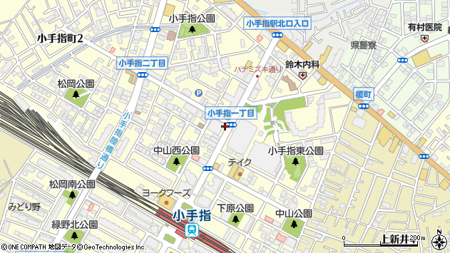 〒359-1141 埼玉県所沢市小手指町の地図