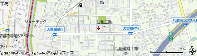 埼玉県八潮市大曽根1235周辺の地図