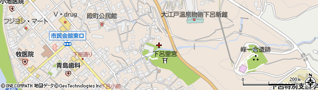 岐阜県下呂市森周辺の地図