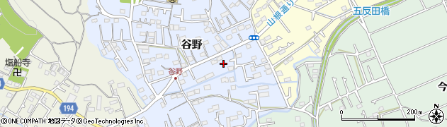 東京都青梅市谷野70周辺の地図
