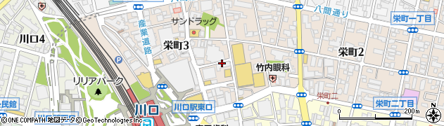 マツモトキヨシ川口東口店周辺の地図