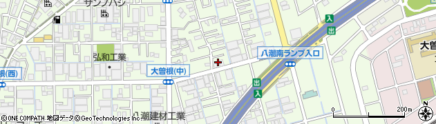 埼玉県八潮市大曽根804周辺の地図