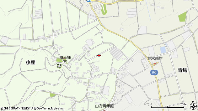 〒289-0622 千葉県香取郡東庄町小座の地図