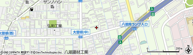 埼玉県八潮市大曽根881周辺の地図