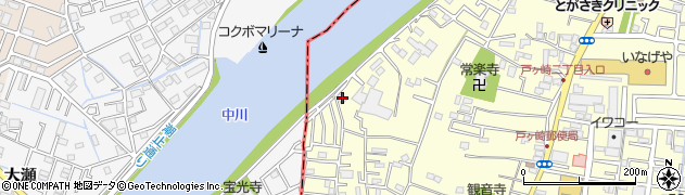 埼玉県三郷市戸ヶ崎3223-3周辺の地図