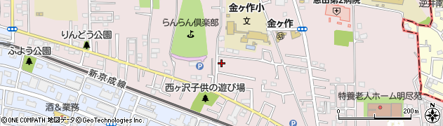 千葉県松戸市金ケ作314周辺の地図