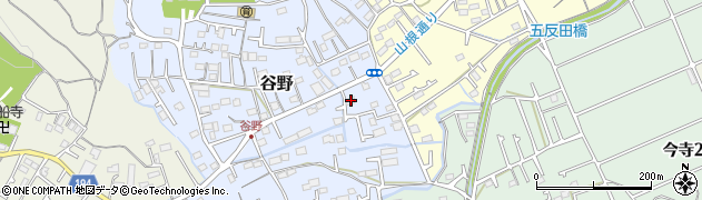 東京都青梅市谷野78周辺の地図