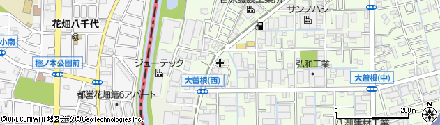 埼玉県八潮市大曽根1286周辺の地図