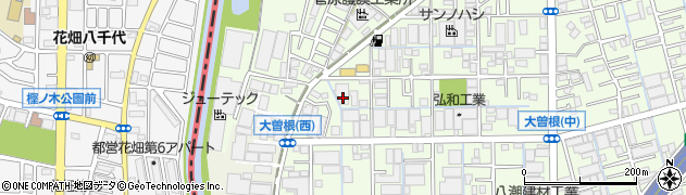 埼玉県八潮市大曽根1272周辺の地図