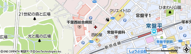 千葉県松戸市金ケ作90周辺の地図