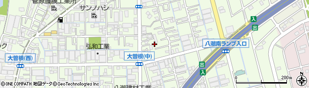 埼玉県八潮市大曽根877周辺の地図