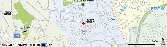 東京都青梅市谷野94周辺の地図