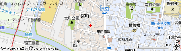 埼玉県川口市宮町周辺の地図