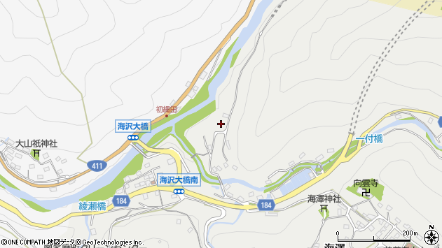 〒198-0213 東京都西多摩郡奥多摩町海沢の地図