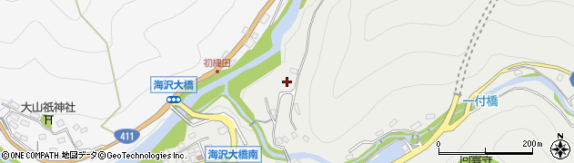 東京都奥多摩町（西多摩郡）海澤周辺の地図