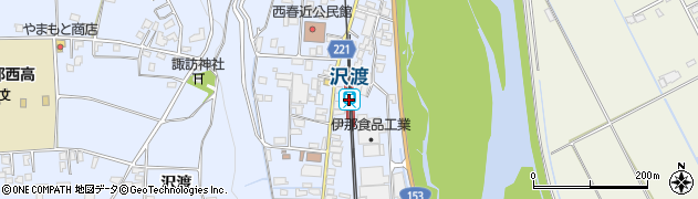 長野県伊那市周辺の地図