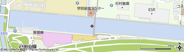 戸田公園大橋周辺の地図