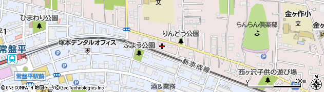 千葉県松戸市金ケ作396周辺の地図
