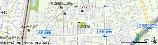 埼玉県八潮市大曽根1231周辺の地図