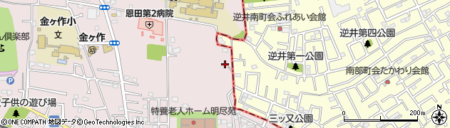 千葉県松戸市金ケ作298周辺の地図