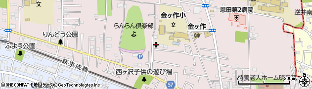千葉県松戸市金ケ作315周辺の地図
