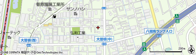 埼玉県八潮市大曽根907周辺の地図