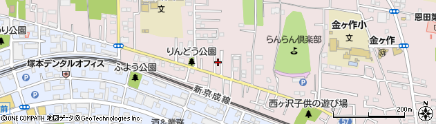 千葉県松戸市金ケ作332周辺の地図