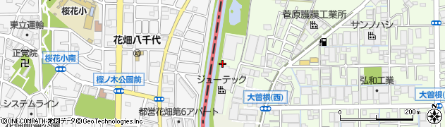 埼玉県八潮市大曽根2212周辺の地図