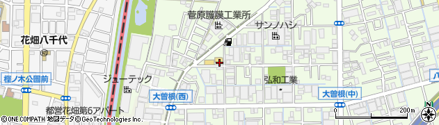 埼玉県八潮市大曽根1270周辺の地図
