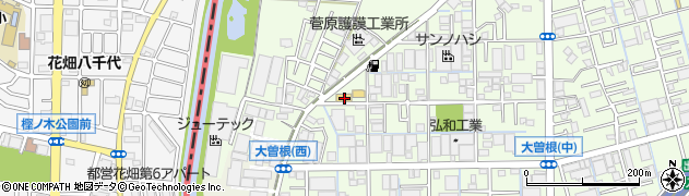 埼玉県八潮市大曽根1271周辺の地図